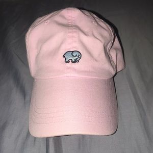 Baby pink baseball cap